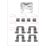 Apec Red Brake Fitting Kit (KIT1373)