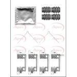 Apec Red Brake Fitting Kit (KIT1386)