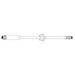 Apec Red Brake Hose (HOS4482) Fits: Volvo