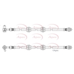 Apec Brake Hose (HOS4504) Fits: Land Rover