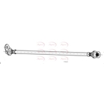 Apec Red Brake Hose (HOS4509) Fits: Mitsubishi