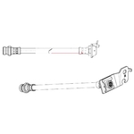 Apec Brake Hose (HOS4530) Fits: Kia