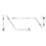 Apec Brake Hose (HOS4532) Fits: Land Rover