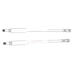 Apec Brake Hose (HOS4537) Fits: Mercedes