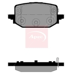 Apec Brake Pad Set (PAD2489) Rear