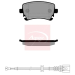Apec Red Brake Pad Set (PAD2527) Fits: Bentley Rear