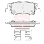 Apec Red Brake Pad Set (PAD2534)