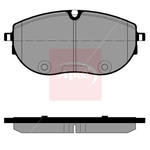 Apec Brake Pad Set (PAD2543) Fits: VW Front