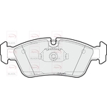 Apec Black Brake Pads Front (PAD1061B)