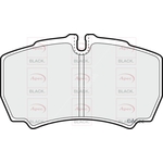 Apec Black Brake Pads Rear (PAD1277B)