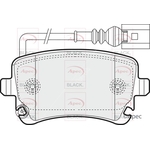 Apec Black Brake Pads Rear (PAD1352B)