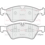 Apec Black Brake Pads Front (PAD1441B)