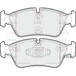 Apec Black Brake Pads Front (PAD1464B)