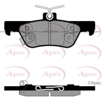 Apec Red Brake Pads Rear (PAD2401)