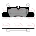 Apec Red Brake Pads Rear (PAD2479)