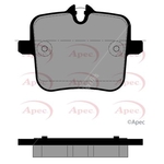 Apec Red Brake Pads Rear (PAD2523)
