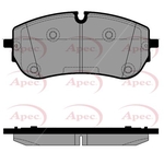 Apec Red Brake Pads Front (PAD2542)