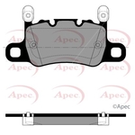 Apec Red Brake Pads Rear (PAD2575)