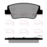 Apec Red Brake Pads Rear (PAD2596)