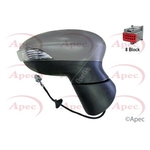 Apec Complete Door Mirror - Right (AMR2014) Electric - Fits Ford - Driver Side