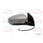 Apec Complete Door Mirror - Right (AMR2048) Electric - Fits Nissan - Driver Side