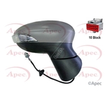 Apec Complete Door Mirror - Right (AMR2092) With Indicator - Driver Side