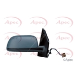 Apec Complete Door Mirror - Right (AMR2114) Electric - Fits Driver Side