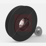 Apec Crankshaft Pulley (TVD) with Screws (ATV1041) Fits: Renault