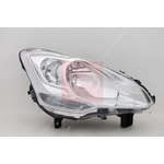 Apec Headlight - H4 Lamp Type (ALH2616) Fits: Peugeot Right