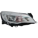 Apec Headlight - H7/H7 Lamp Type - Chrome Housing (ALH2357) Fits: Opel Left