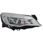 Apec Headlight - H7/H7 Lamp Type - Chrome Housing (ALH2358) Fits: Opel Right