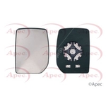Apec Mirror Glass - Left (AMG2023) Fits Ford - Passenger Side