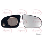 Apec Mirror Glass - Right (AMG2036) Fits Opel - Driver Side