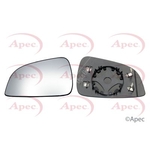 Apec Mirror Glass - Left (AMG2037) Fits Opel - Passenger Side