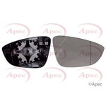 Apec Mirror Glass - Right (AMG2050) Fits Volkswagen - Driver Side