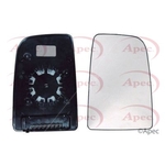 Apec Mirror Glass - Right (AMG2074) Fits Mercedes - Driver Side