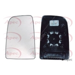 Apec Mirror Glass - Left (AMG2075) Fits Mercedes - Passenger Side