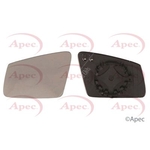 Apec Mirror Glass - Right (AMG2080) Fits Mercedes - Driver Side