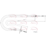 Apec Parking Brake Cable (CAB1848) Fits: Mercedes