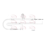 Apec Parking Brake Cable (CAB1859) Fits: Toyota