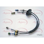 Apec Parking Brake Cable (CAB7098) Fits: Peugeot