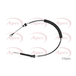 Apec Parking Brake Cable (CAB7107) Fits: Audi