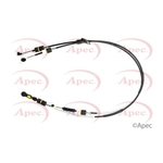 Apec Parking Brake Cable (CAB7117) Fits: Ford