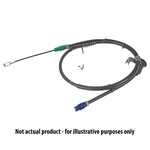 Apec Parking Brake Cable (CAB7125) Fits: Ford
