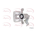 Apec Red Brake Caliper (LCA882) Fits: Hyundai Rear Left