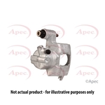 Apec Red Brake Caliper (RCA1656N) Fits: Mercedes Rear Right