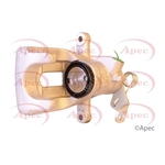 Apec Red Brake Caliper (RCA819N) Fits: Peugeot Rear Right