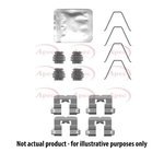 Apec Red Brake Pad Fitting Kit (KIT1500)