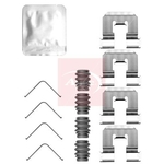 Apec Red Brake Pad Fitting Kit (KIT1553)