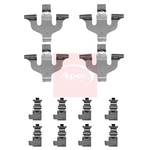Apec Red Brake Pad Fitting Kit (KIT1596)